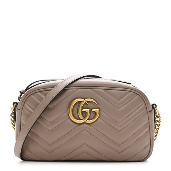 Gucci Calfskin Matelasse Small Gg #243674G12B